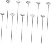 Holibanna 200Pcs Cross Stitch Sewing Pins Transparent Locating Pins for DIY Bouquet Craft Projects Essential Tools for Quilting and Dressmaking