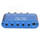 Mini Mixer Stereo Line Headphone Mixer 4 Channel DC 5V To 12V Stereo