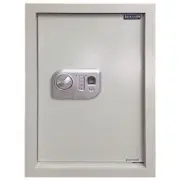 HOLLON WS-BIO-1 WALL SAFE | BIOMETRIC FINGERPRINT LOCK | KEY OVERRIDE | WARRANTY