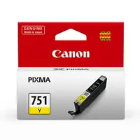 在飛比找樂天市場購物網優惠-【史代新文具】佳能Canon CLI-751Y 黃色原廠墨水