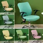 Split Computer Office Chair Covers Stretch Armchair Seat Slipcovers Seat Cover