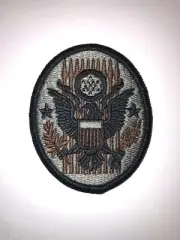 Army National Guard Civilian Support Command Patch With Hook & Loop Back