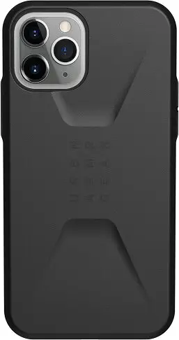 【美國代購】URBAN ARMOR GEAR UAG 專為 iPhone 11 Pro [5.8 吋螢幕] Civilian Feather-Light Rugged [黑色] 軍用防摔測試 iPhone 保護套