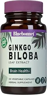 BlueBonnet Ginkgo Biloba Leaf Extract Supplement, 30 Count