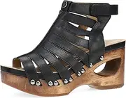 [dansko] Adie Heeled Gladiator Sandal for Women - Hand-Crafted Wooden Outsoles - Memory Foam Footbeds and Rubber Padding for Unparalleled Comfort and Durability