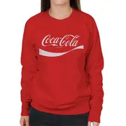 Coca-Cola Coca Cola 1941 Swoosh Logo Women's Sweatshirt Red Medium
