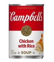 Campbell’s Condensed Chicken with Rice Soup 10.5 Ounce Can