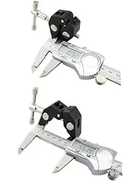 LIFKICH Hot Shoe Mount Adapter Ball Head Clamp for DSLR Camcorder 1/4 Inch-20 Screw Easy to Attach Detach