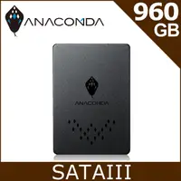 在飛比找PChome24h購物優惠-ANACOMDA巨蟒 TB 960GB SATA SSD