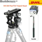Buddiesman VH-3III Tripod Head Fluid Head Damping Panoramic Head w Quick Release
