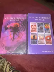 Mystic Red Rose Oracle Tarot Cards 53Pcs Cards Tarot Deck English Versions Game