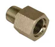 Apache 39038972 Steel Universal Hydraulic Adapter 5/8 Female x 1/2 Male in.