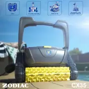 Zodiac CX35 Robotic Pool Cleaner w/Caddy & Timer + 100 Micron Filter for Fine...