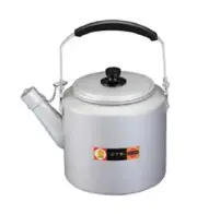 Anodized silver high kettle 8.0L