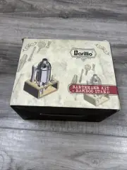 Barillio Bartender Kit With Bamboo Stand & Cocktail Shaker Set FREE SHIPPING!!