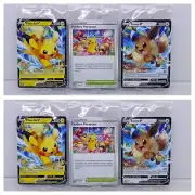 TCG Pokemon Festival Jakarta Pikachu V, Eevee V & Celebration Fanfare Lot 2 Set
