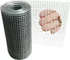 20Ft Hardware Cloth 1/4" 23Ga, Galvanized Wire for Garden, Rabbit, Snake Fencing
