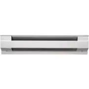 09952 4 x 36.3 in. 240V 750W White Baseboard Hardwire Electric Zone Heater