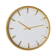 Manhattan Wall Clock Gold 48x48x7.7cm