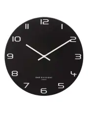 [One Six Eight London] Nero 40Cm Silent Wall Clock