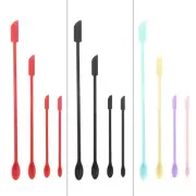 4 Silicone Mini Spatula Jar Scraper Tip Long Spatula Epoxy Casting Spatula