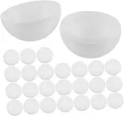 INOOMP 35pcs Openable Balls Lightweight Hollow Raffle Balls for Events Parties and Crafts for Fun Drawings and Games Design