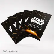 Star Wars Unlimited Premium Art Sleeve Card Back Orange 60 Standard By Gamegenic