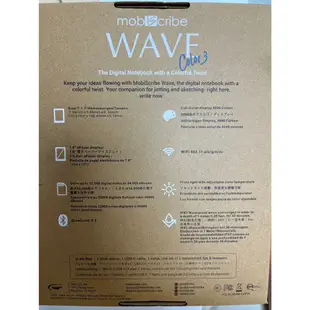 MobiScribe WAVE 7.8吋 Color 64G【現貨秒出貨】彩色電子筆記閱讀器 電子書 保固一年