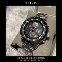 在飛比找Yahoo!奇摩拍賣優惠-SEIKO 極限賽車三眼計時鋼帶錶 SKS641-黑面