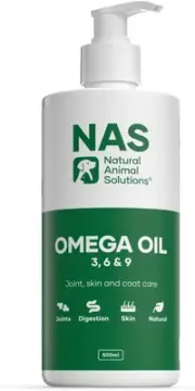 Natural Animal Solutions Omega Oil for Dogs and Cats. Omega 3, 6 & 9 Fish Oil...
