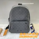 LV  RACER 灰色牛皮 後背包 雙肩背 書包 筆電包 M46105