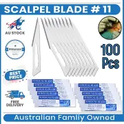 100x Carbon Sterile Scalpel Blade# 11 suitable for Scalpel Handle# 3/ Meditop