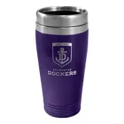 Fremantle Dockers Freo AFL TRAVEL Coffee Mug Cup Double Wall Stainless Steel