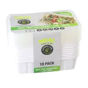 10pc Lemon & Lime 750ml Meal Prep Reusable Containers/Food Storage Assorted