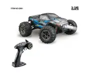 1:16 Brushless Four-wheel Drive High Speed Rc Car Toy Blue_1:16