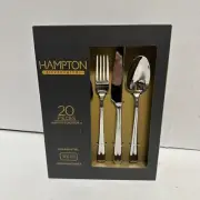 Hampton Silversmiths SANIBEL 18/10 Stainless 20pc Flatware Set - 220B020HSN
