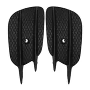 2X Car Front Bumper Fog Light Grill Grille Cover for E CLASS W213 E200 E260 16-20 A2138856800 A2138856700 Black