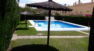 Atico con piscina, gran terraza, AC, 2 hab
