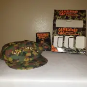 Vintage 90's New Joe Camel Mens Hunting Camouflage Snapback Hat One Size USA