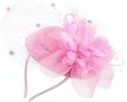 [PLAFOPE] Fascinator Headband Clip for Women Hair Accessories Girl Fascinator Clip Decorative Tea Party Hair Clip Elegant