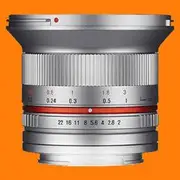 Samyang 12mm f/2.0 NCS CS Silver Lens For Sony E - Brand New