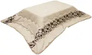 Kotatsu Thin Futon Mirage Hakakake Beige, 74.8 x 94.4 inches (190 x 240 cm)