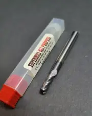 SUPERMILL USA! 13/64" Solid Carbide Ball Nose End Mill ¼" Shank 2½" Machinist