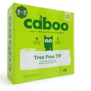Tree Free Toilet Paper, Septic Safe Bath Tissue, Quick Dissolving 2 Ply Sheet...