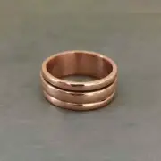 Pure Copper Ring, Copper Spinner Ring, Bridesmaids Gift, Men And Women Ring,
