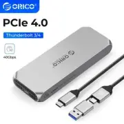 ORICO PCIe 4.0 M-Key SSD Enclosure USB4 Aluminum 40Gbps Type C SSD Case