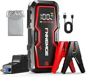 Car Jump Starter, 6000A Peak Current 12V Car Battery Jump Starter(Up to All Gas, 8.0L Diesel Engine), with USB Output Port,LED Light.