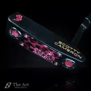 SCOTTY CAMERON 2023 Super Select Square Back 2 Pink Leopard Art Black Pink