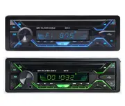 Bluetooth Car Stereo Audio In-Dash Aux Input FM Receiver TF USB MP3 Radio Player