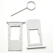 2 Pieces Silver SIM Tray Replacement for Samsung Galaxy Tab A8 10.5 (2021) SM-X200 with SIM Eject Tool